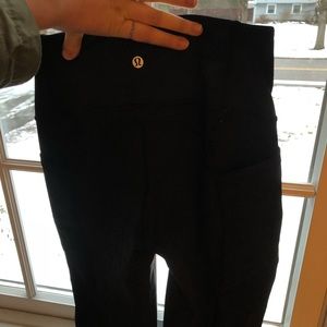 Lululemon leggings. In movement 7/8 tight